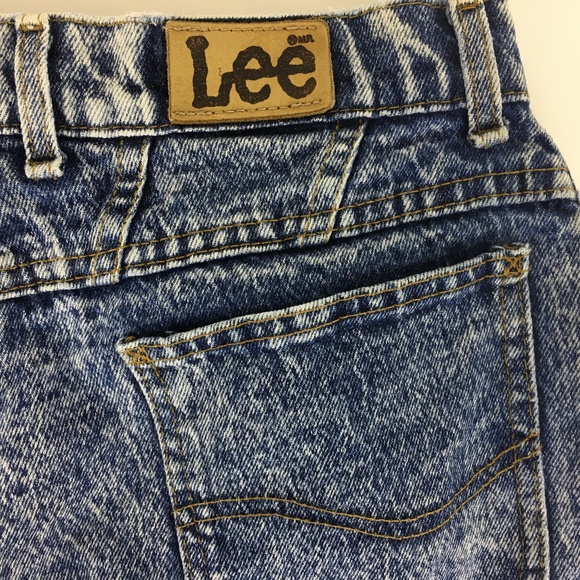 Lee Vintage Jeans Acid Wash High Rise‎ size 14 - Picture 6 of 8